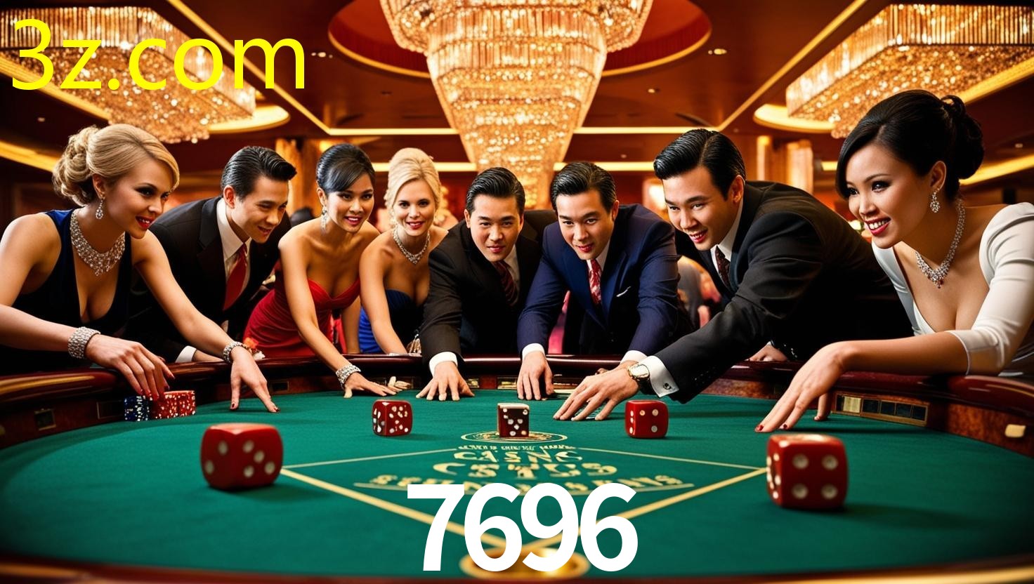 7696
