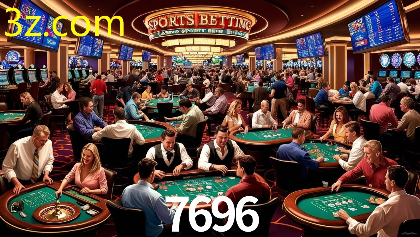 7696